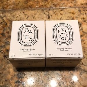 Diptyque Mini Baies and Feu de Bois